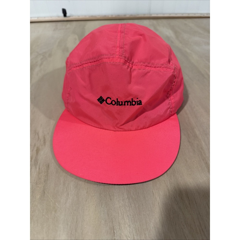 VTG Columbia Pink Ski Schooner Bank Cachalot Unisex‎ Hat Shell